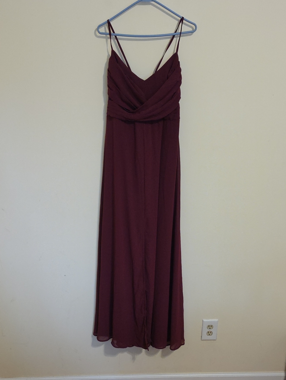 Lulus Event Ready Burgundy Backless Lace Up  Maxi Dress Size 3X New - Picture 6 of 8